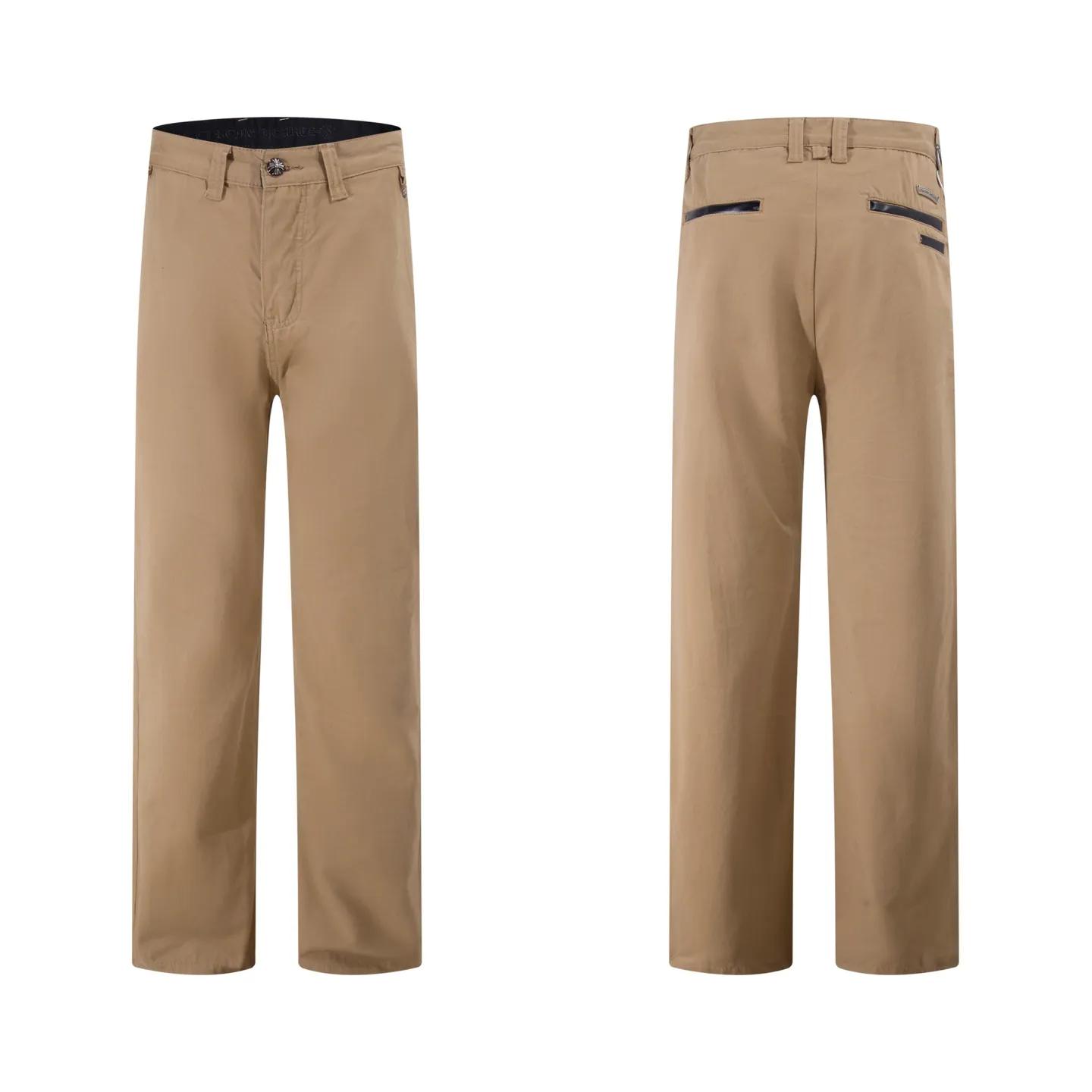 P220 model number: H70 ChromeHearts & Chrome Heart Khaki clean casual pants and jeans, original hardware accessories, washed and other hanging tags, QR code analysis is from the original factory, high degree of restoration, you are welcome to compare the products~ Three-dimensional version, loose and comfortable, not picky about the figure, taller and slimmer, factory Seiko, original quality control, same style for men and women, can be matched with couples, versatile recommendation, must-have jeans for all seasons, fashionable people have been disappointed From the quality selection of fabrics, the tailoring of details, and the matching of patterns, everything is impeccable! The upper body is so handsome when worn...it can be easily worn by men, women and children! The craftsmanship is made of heavy-duty washed pure cotton denim fabric. After washing, it is soft and thick and looks very stylish when worn. Size: 28, 30, 32, 34, 36 (S-XXL) Color: Khaki